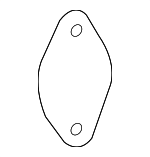 99650577500 - Body: Energy Absorber Seal for Porsche: 911, Boxster, Cayman Image