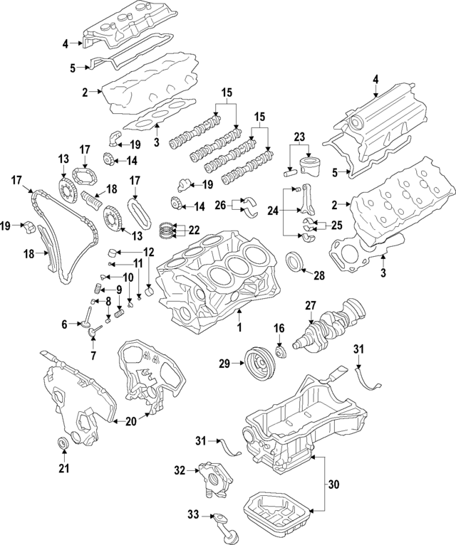 11000JA10A - Engine: Cylinder Block for Nissan Image