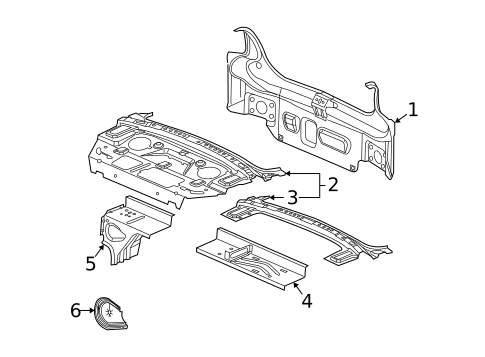 Rear Body for 2006 Saturn Ion #0