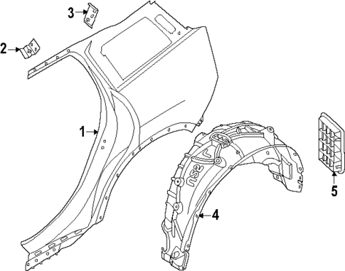 Quarter Panel & Components for 2025 Mini Countryman #0