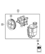 55398903AE - Steering: Power Steering Pump for Mopar Image