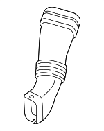 13717582310 - Engine: Lower Duct for BMW: 535i, 535i GT, 535i GT xDrive, 535i xDrive, 640i, 640i Gran Coupe, 640i xDrive, 640i xDrive Gran Coupe, 740i, 740Li, 740Li xDrive, ActiveHybrid 5, ActiveHybrid 7 Image