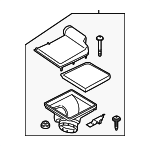 13717583725 - Engine: Air Cleaner Assembly for BMW: 535i GT, 535i GT xDrive, 740i, 740Li, 740Li xDrive, ActiveHybrid 7, X3, X4 Image