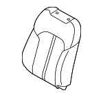 K62988182 - Body: Seat Back Pad for Mazda: CX-90 Image