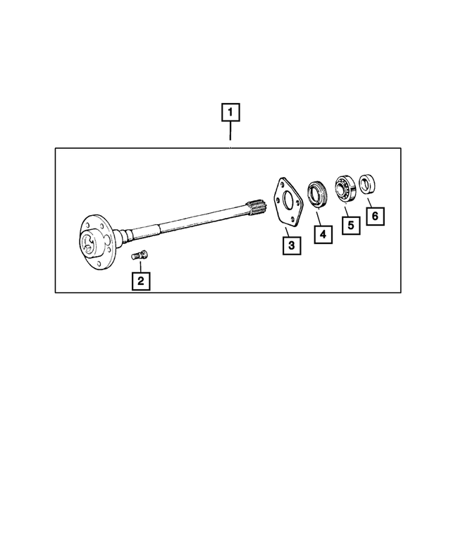 5011312AA - Rear Axle: Hub Stud for Mopar Image