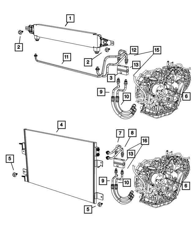 « 68021180AA – Cooling : Soupape De Dérivation De Boîte De Vitesses Joint Torique pour Mopar Image »