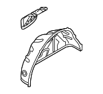 8V0809851TA - : Inner Wheelhouse for Audi: A3 Sportback e-tron Image