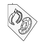 44000EG07A - Brakes: Brake Assembly for Nissan: 350Z, 370Z, Maxima, Z Image