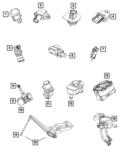 Sensors for 2017 Ram 3500 #0