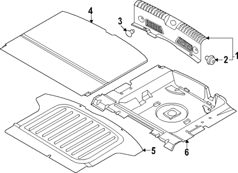 Interior Trim - Rear Body for 2023 Kia Niro EV #0