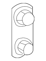 327664 - Body: Step Bumper Nut for Mercedes-Benz Image