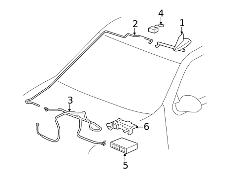 Communication System Components for 2012 Cadillac Escalade #2