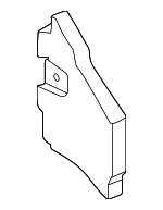 742803D4A00 - Body: Pad for Honda Image