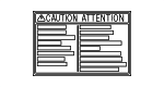 426680E010 - Body: Caution Label for Lexus Image