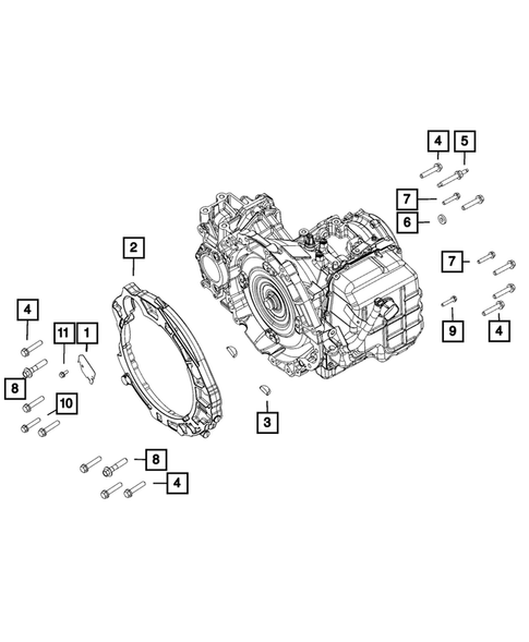 Mounting and Skid Plate for 2013 Dodge Journey #2