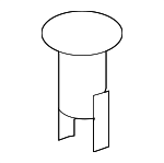 4774950100 - Body: Grille Clip for Lexus: LS460, LS600h Image