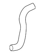 16572F4011 - Cooling System: Lower Hose for Toyota: Sequoia, Tundra Image