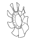 16361F4010 - : 2022-2024 Toyota - Fan Blade for Toyota: Sequoia, Tundra Image