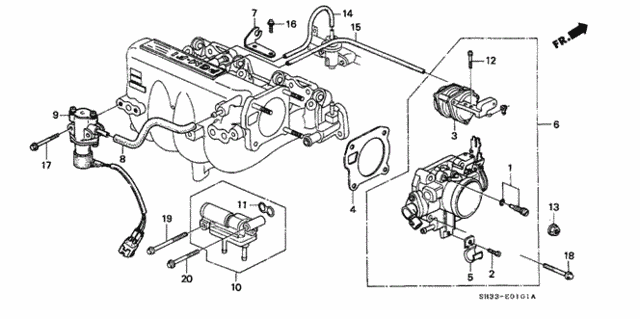 Throttle Body (2) for 1991 Honda Civic #0