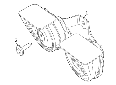 Horn for 2024 Ram 3500 #0