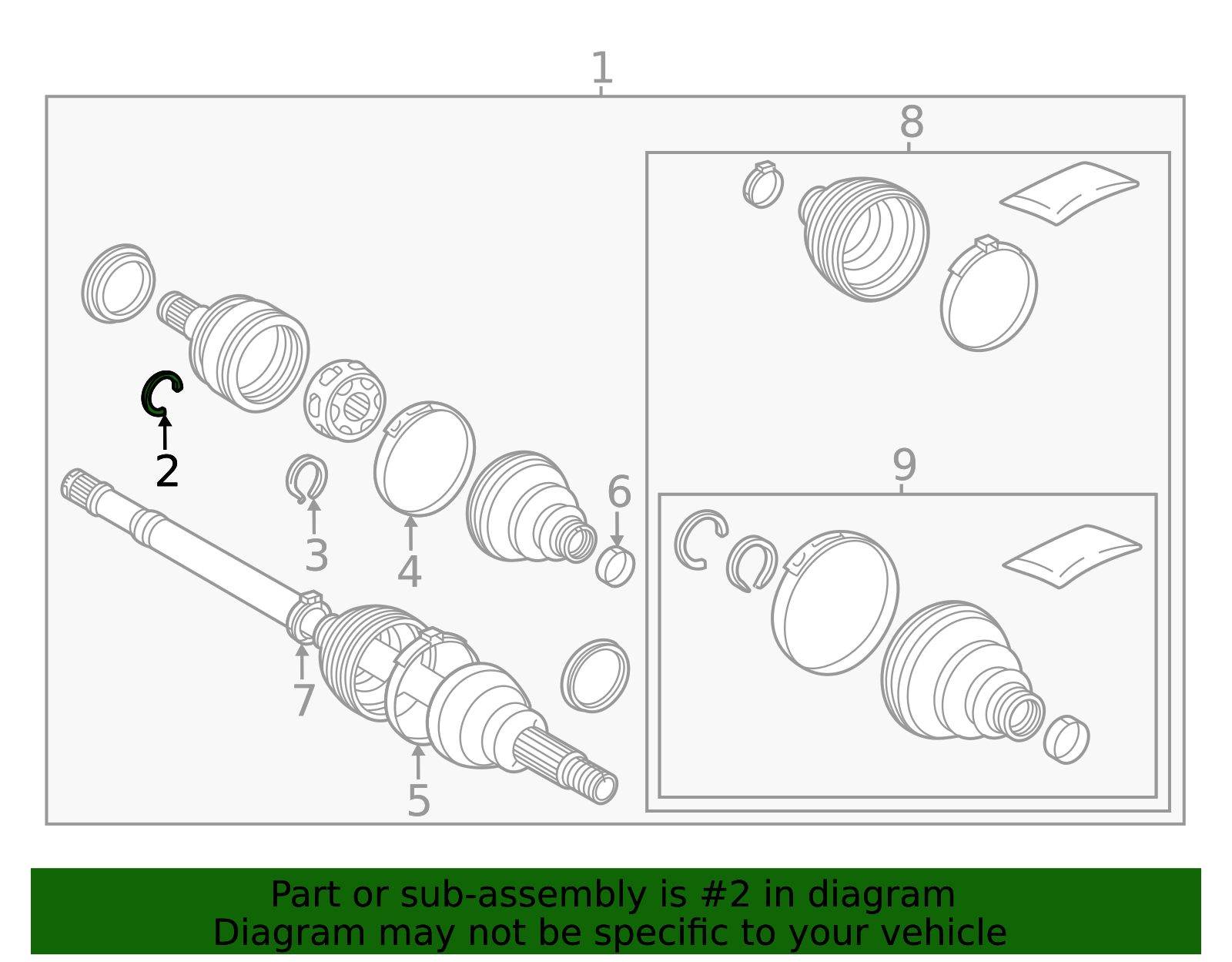 1987-2026 Toyota Drive Shaft Snap Ring 90521-26004 | Toyota Parts