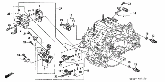 AT Sensor - Solenoid for 2001 Honda Accord #0