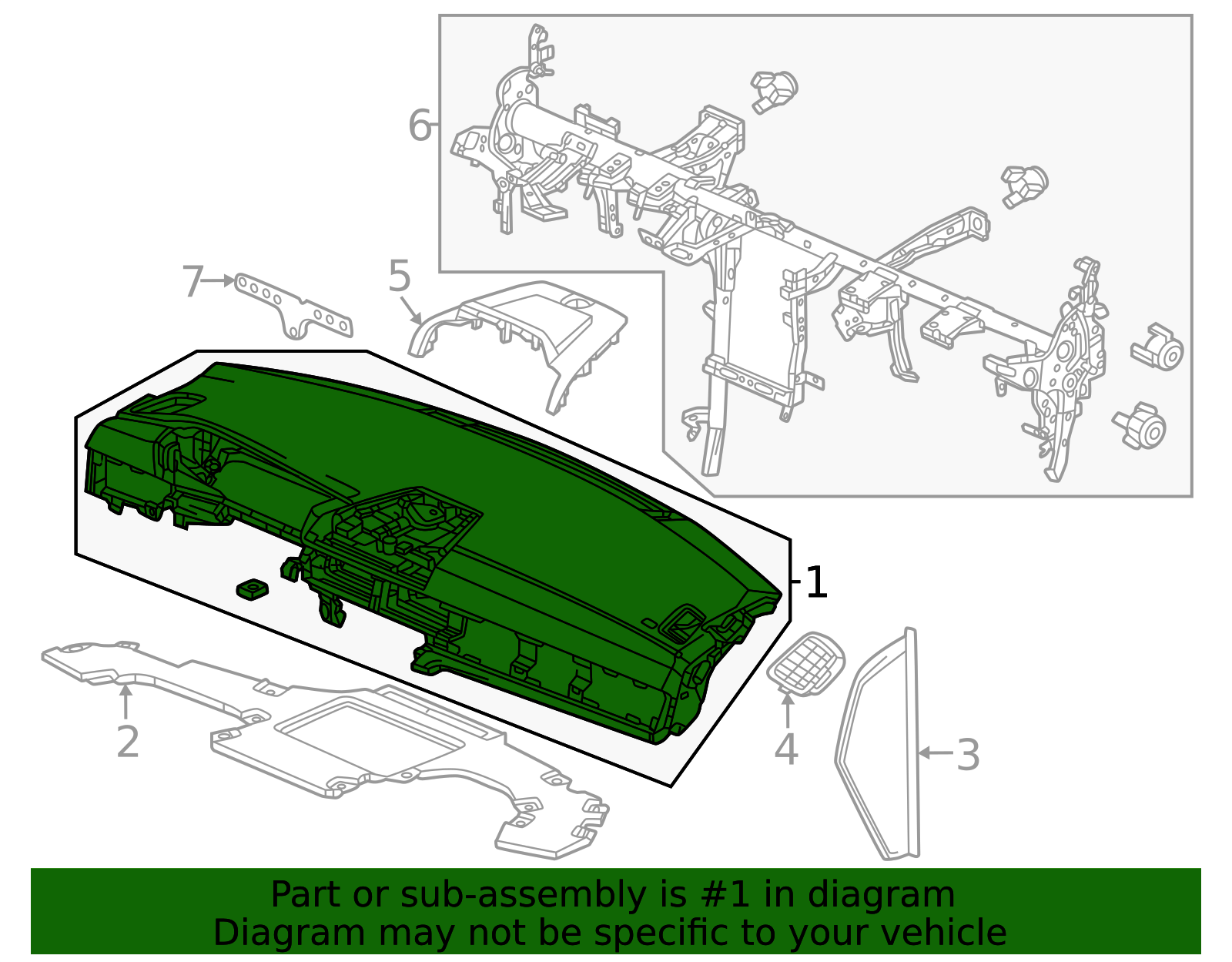 77100-3A0-A00ZA - Instrument Panel 2023-2026 Honda CR-V | Toronto 77100-3A0-A00ZA - Instrument Panel 2023-2026 Honda CR-V | Toronto