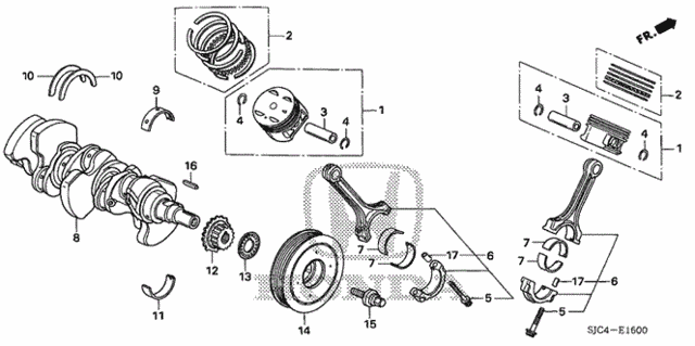 Piston - Crankshaft (1) for 2007 Honda Ridgeline #0