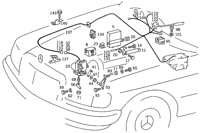 35450732 - Electrical Equipment and Instruments: Control Unit for Mercedes-Benz: 280SE, 300SE, 300SEL, 380SE, 380SEC, 380SEL, 380SL, 380SLC, 560SEC, 560SEL Image image