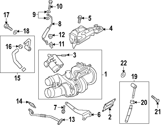 282312T010 - : Turbocharger for Hyundai Image