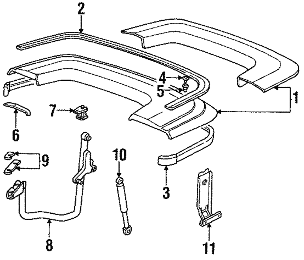 Molding Seal - BMW (51718132674)