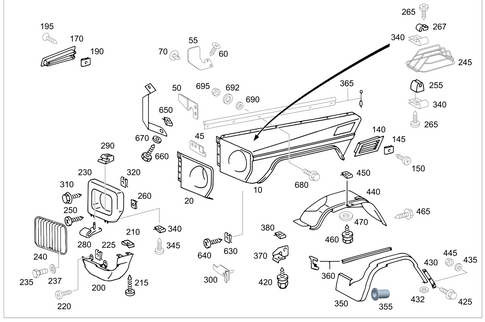 Front Fender for 2013 Mercedes-Benz G63 AMG #0