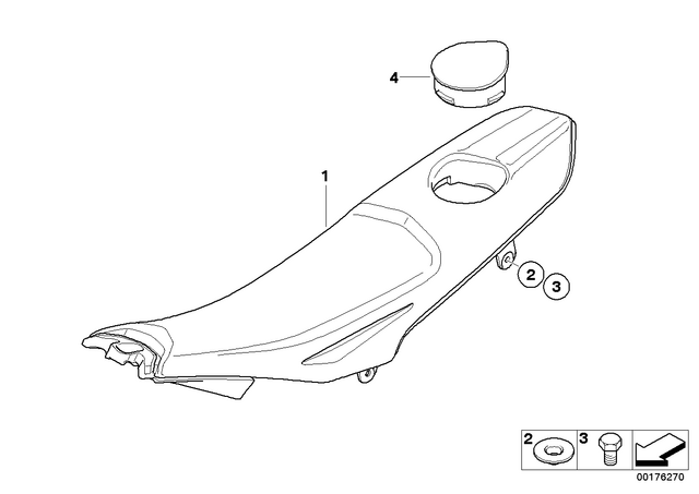 52537711800 - : Bench Seat                for BMW-Motorrad Image