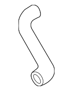 F5UZ8260D - Cooling System: Upper Hose for Ford: E-150 Econoline, E-150 Econoline Club Wagon, E-250 Econoline, E-350 Econoline, E-350 Econoline Club Wagon Image