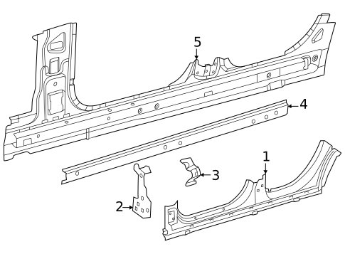 Rocker for 2023 Mercedes-Benz GLC300 #0