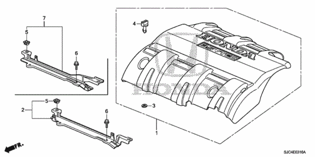 Engine Cover (2) for 2013 Honda Ridgeline #0