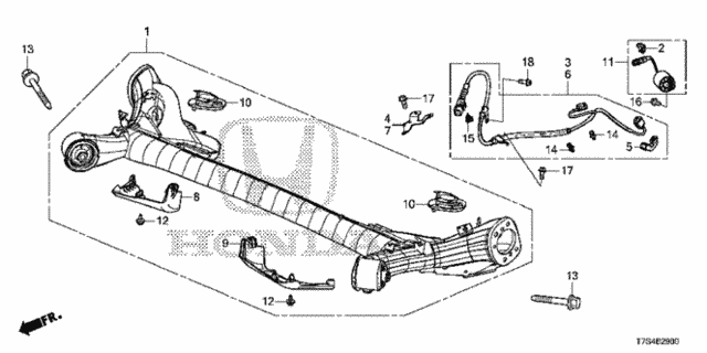 Rear Axle (2WD) for 2019 Honda HR-V #0
