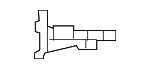 LR114705 - Body: Lmp Washer Cover Reinforcement for Land-Rover Image