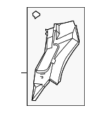 50010107AA - Body: Inner Lock Pillar for Mopar Image