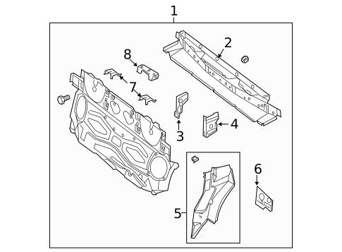 Rear Body for 2008 Chrysler Crossfire #0