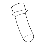 99110672400 - Cooling System: Connector Hose for Porsche: 718 Boxster, 718 Cayman, 718 Spyder, 911, Boxster, Cayman Image