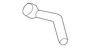 98110621202 - Cooling System: Inlet Tube for Porsche Image