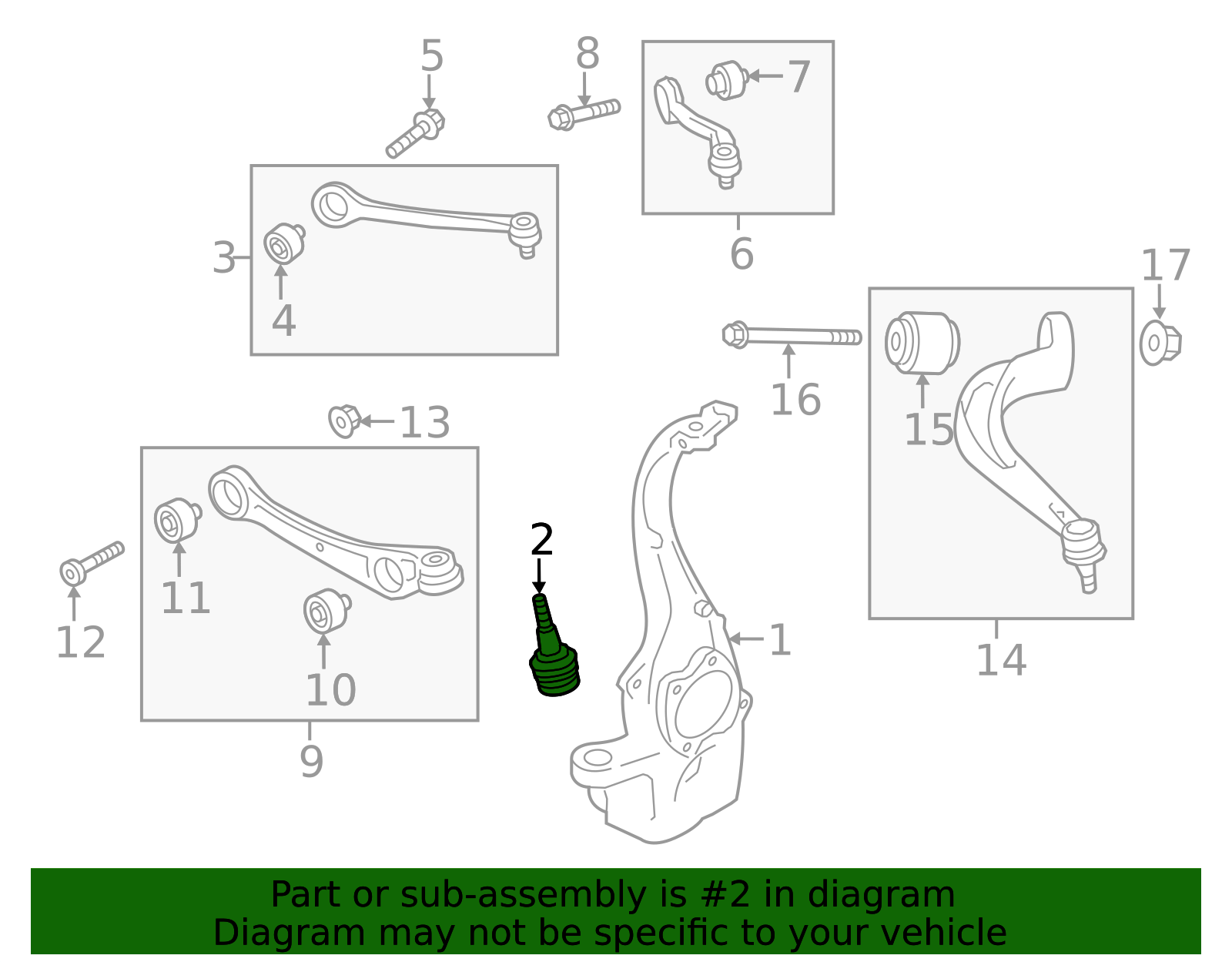 thumbnail interactive-video image 1 of 2x Front Lower Ball Joints For Audi A4 A5 A6 A7 Q5 – 8K0407689D Meha 1 of 3