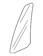 73455TG7A20 - : 2016-2023 Honda - Glass Assembly L Rear Door Quarter (Privacy)(Pgw/Vitro) for Honda: Passport, Pilot Image