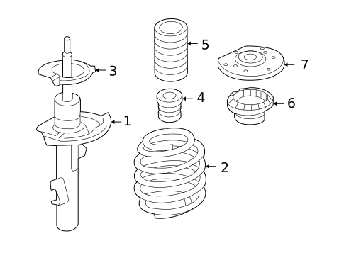 Struts & Components for 2008 Volvo XC70 #0