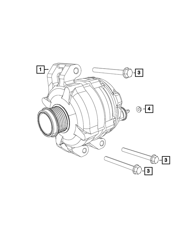 6502720 - Electrical: Hex Flange Lock Nut for Mopar Image