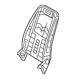 2129102601 - Body: Seat Back Frame for Mercedes-Benz Image