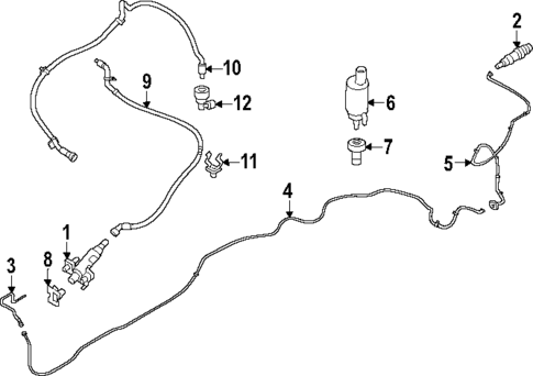Wiper & Washer Components for 2024 BMW 750e xDrive #1