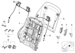 52108234341 - Seats: Backrest Frame for BMW Image