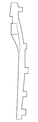 1PJ30DX9AD - Body: End Cap for Jeep: Wrangler, Wrangler JK Image